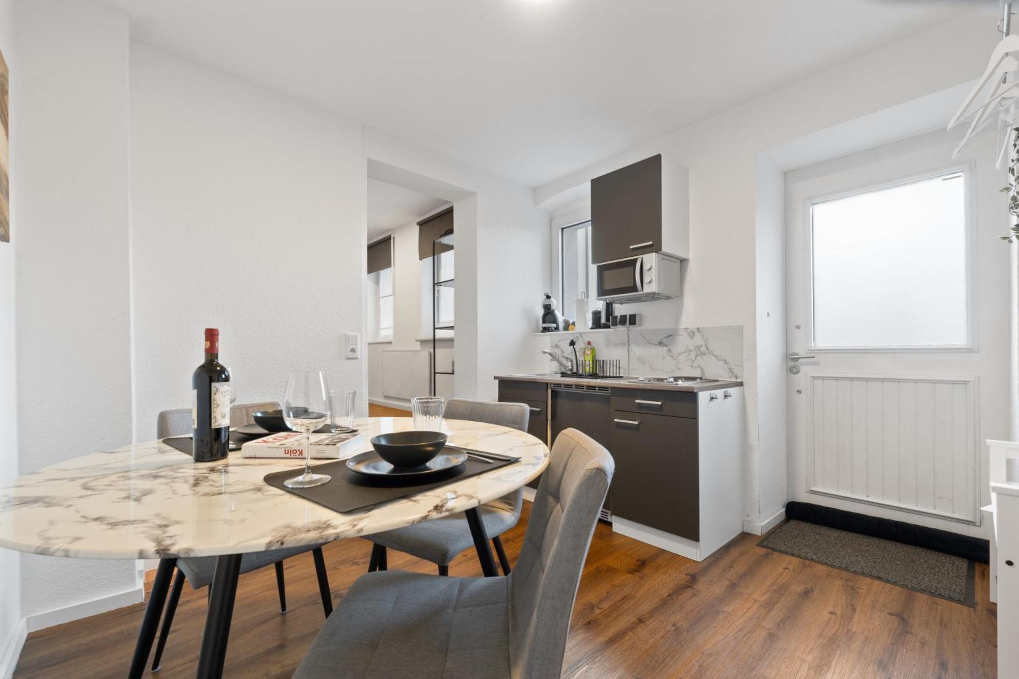 Modernes Apartement Am Rhein In Ruhiger Lage Cologne Extérieur photo